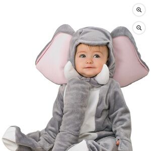 Elephant Infant Costume - Gray and Pink